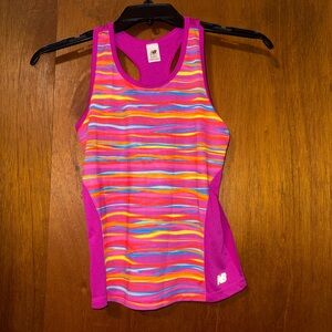 🐠 New Balance Women's Vibrant Striped Tank Top